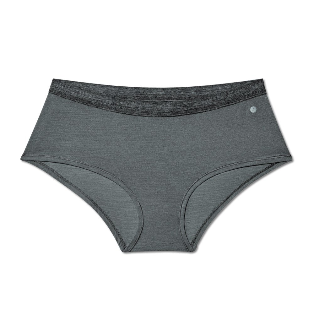 Allbirds Women's Briefs Dark Grey - Trino® Shortie - 61203IQGJ